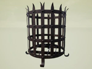 brasier m&eacute;di&eacute;val Modèle 3D