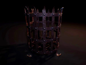 brasier m&eacute;di&eacute;val Modèle 3D