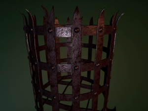 medieval brazier Model 3D