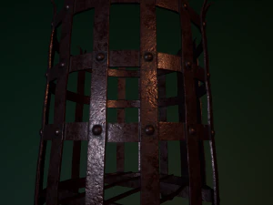 brasier m&eacute;di&eacute;val Modèle 3D