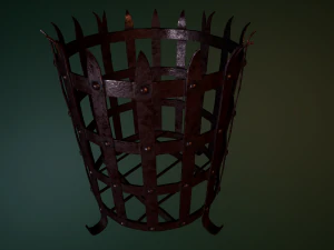 brasier m&eacute;di&eacute;val Modèle 3D