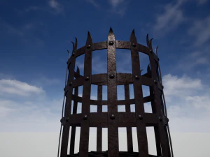 brasier m&eacute;di&eacute;val Modèle 3D