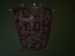 medieval brazier 3D Model