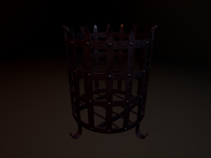 medieval brazier 3D Model