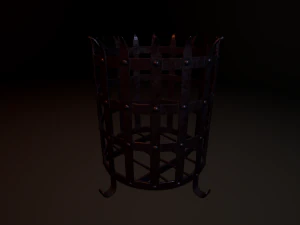 brasier m&eacute;di&eacute;val Modèle 3D