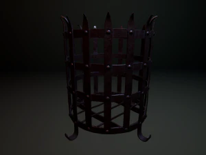 brasier m&eacute;di&eacute;val Modèle 3D