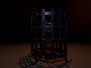 medieval brazier 3D Model