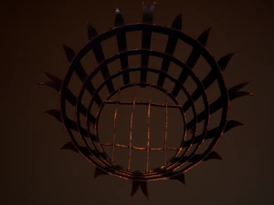 brasier m&eacute;di&eacute;val Modèle 3D