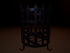 medieval brazier 3D Model