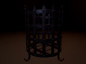 brasier m&eacute;di&eacute;val Modèle 3D