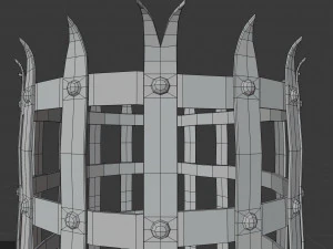 brasier m&eacute;di&eacute;val Modèle 3D