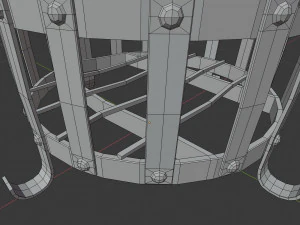 brasier m&eacute;di&eacute;val Modèle 3D