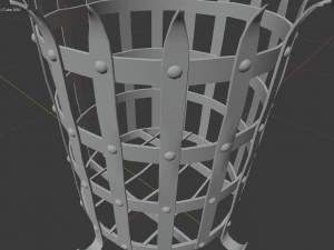 brasier m&eacute;di&eacute;val Modèle 3D