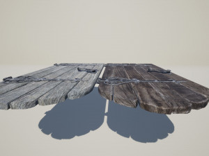 medieval doors Model 3D