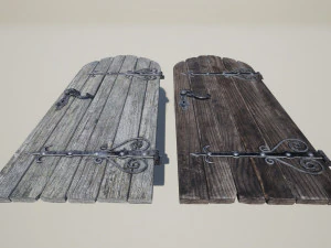 medieval doors 3D Model