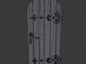 medieval doors Model 3D