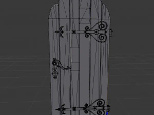 medieval doors 3D Model
