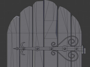 medieval doors Model 3D