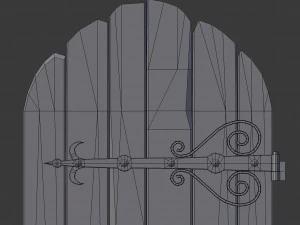medieval doors 3D Model