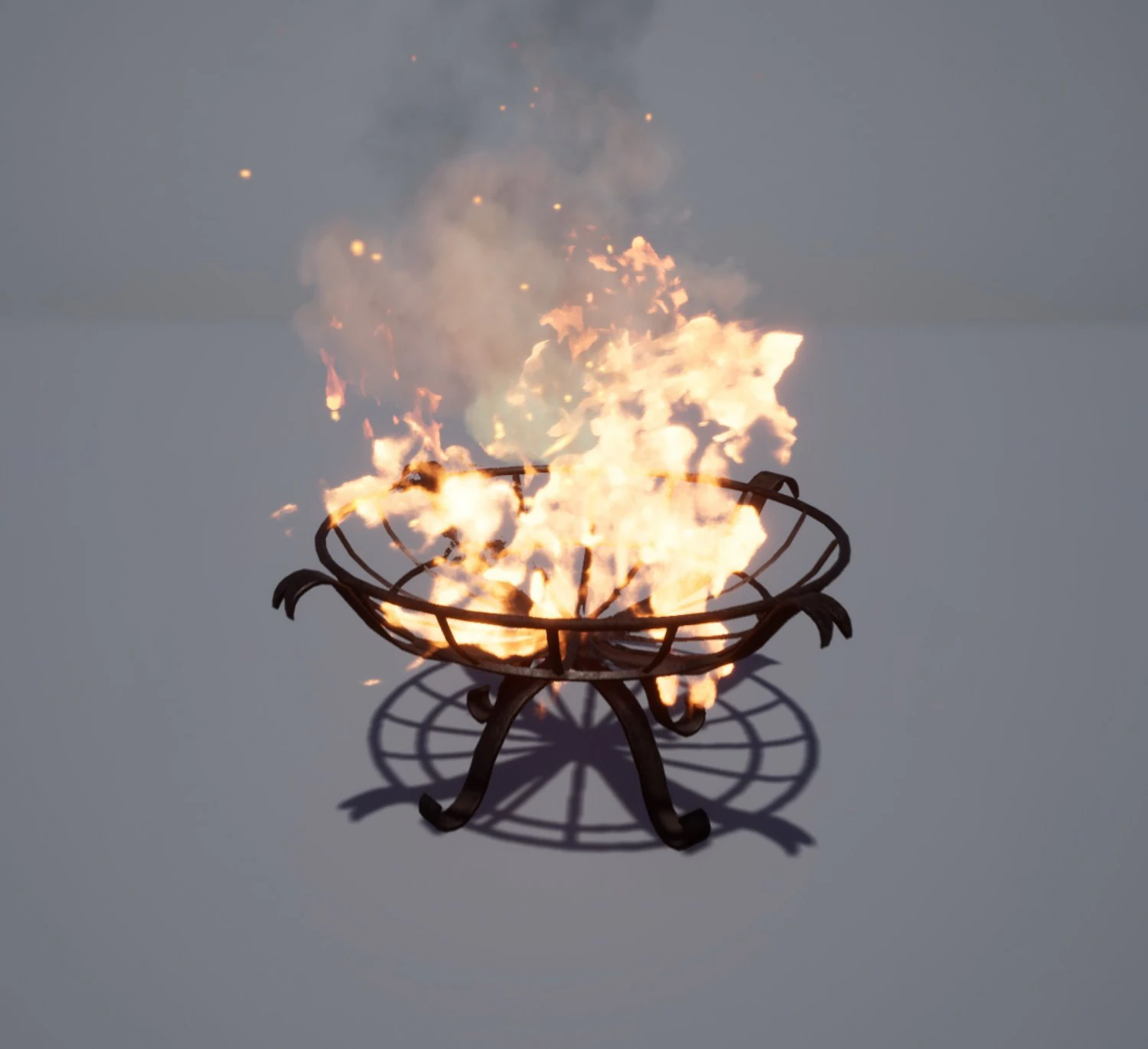 ancient brazier 3D Model .c4d .max .obj .3ds .fbx .stl .blend 