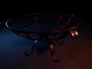 ancient brazier Modello 3D