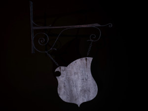 medieval sign 3D 模型