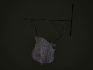 signe m&eacute;di&eacute;val Modèle 3D