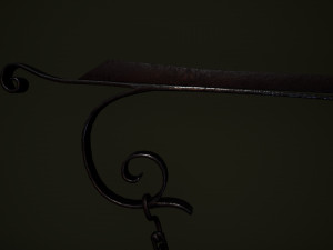 medieval sign 3D 模型