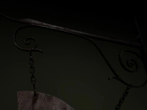 signe m&eacute;di&eacute;val Modèle 3D