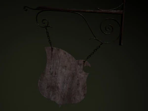 signe m&eacute;di&eacute;val Modèle 3D