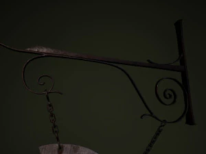 signe m&eacute;di&eacute;val Modèle 3D