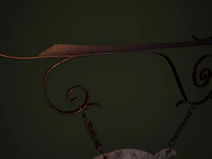 signe m&eacute;di&eacute;val Modèle 3D