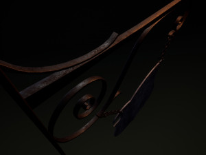 medieval sign 3D 模型