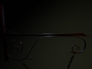 medieval sign 3D 模型