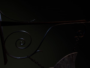 medieval sign 3D 模型
