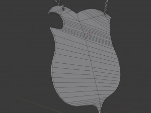 signe m&eacute;di&eacute;val Modèle 3D