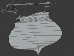 signe m&eacute;di&eacute;val Modèle 3D