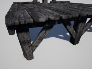 medieval gallows 3D 模型