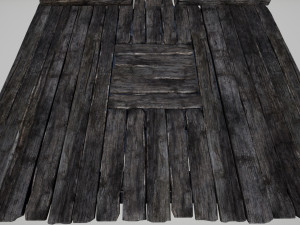 medieval gallows 3D 模型