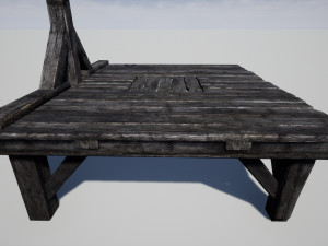 medieval gallows 3D 模型