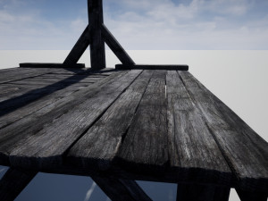 medieval gallows 3D 模型