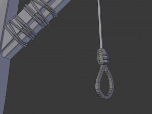 medieval gallows 3D 模型