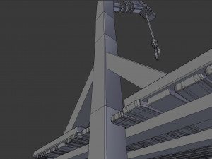 medieval gallows 3D 模型
