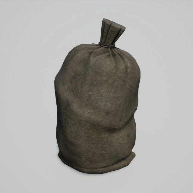 old bag 3D 모델 .c4d .max .obj .3ds .fbx .stl .blend 