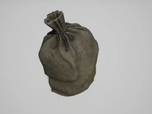 vieux sac Modèle 3D