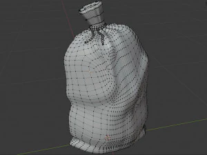 vieux sac Modèle 3D