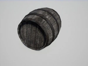 vieux tonneau Modèle 3D