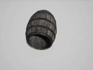 vieux tonneau Modèle 3D