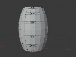 old barrel 3D 模型