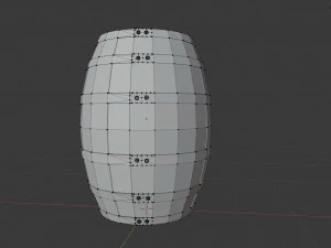vieux tonneau Modèle 3D